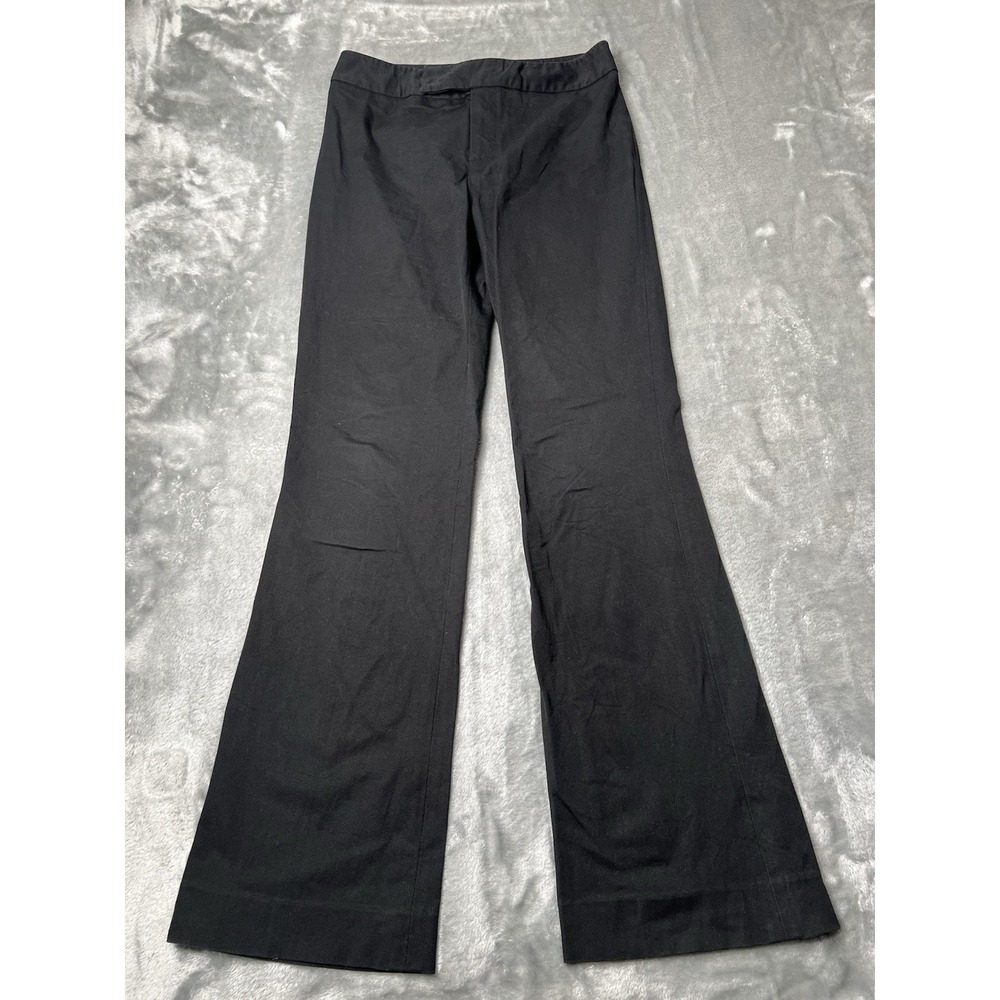 Dana Buchman Dress Pants Women Size 2 Petite Black Flare Work Formal